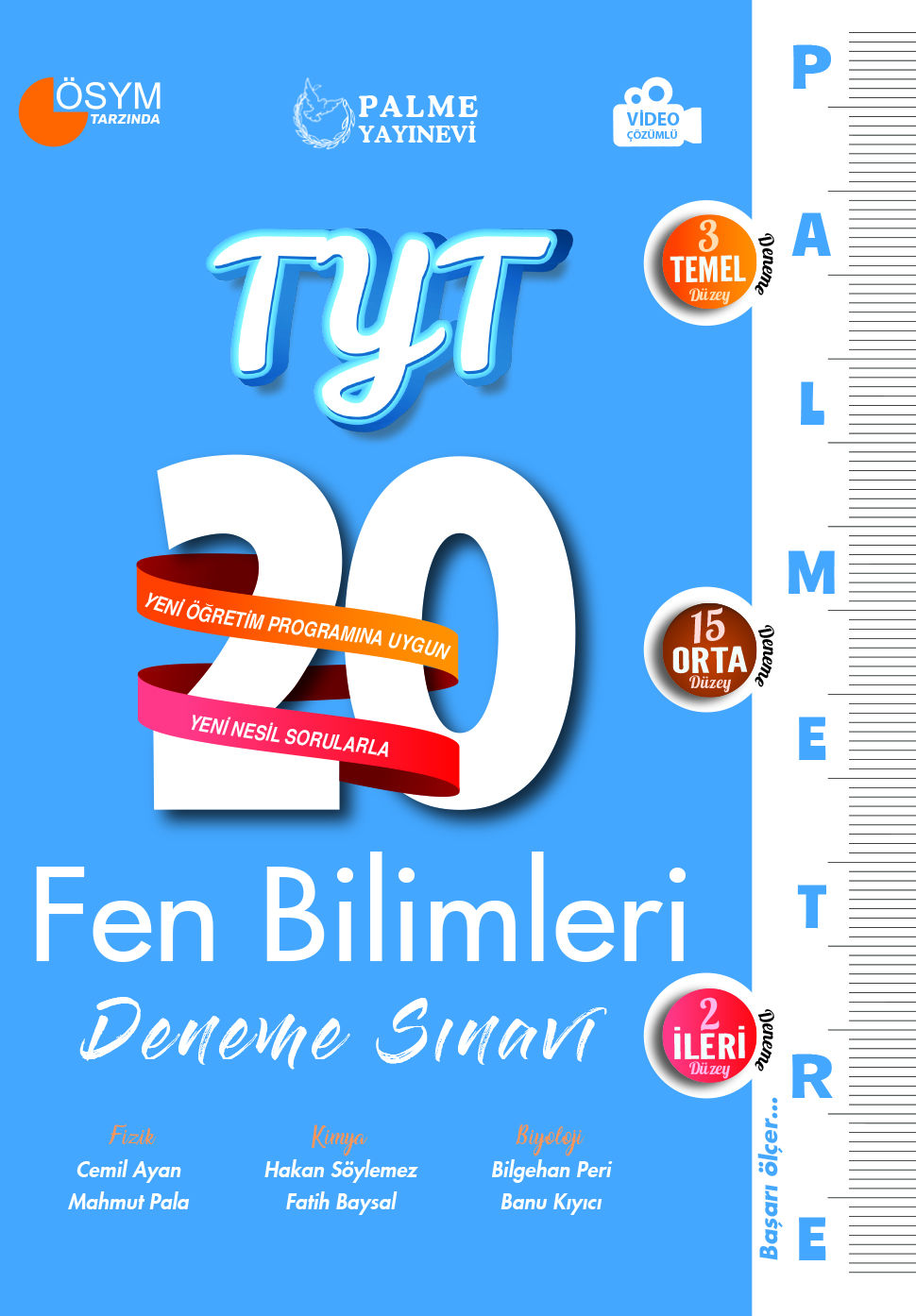 TYT Palmetre Fen Bilimleri 20 Deneme Sınavı kapak görseli